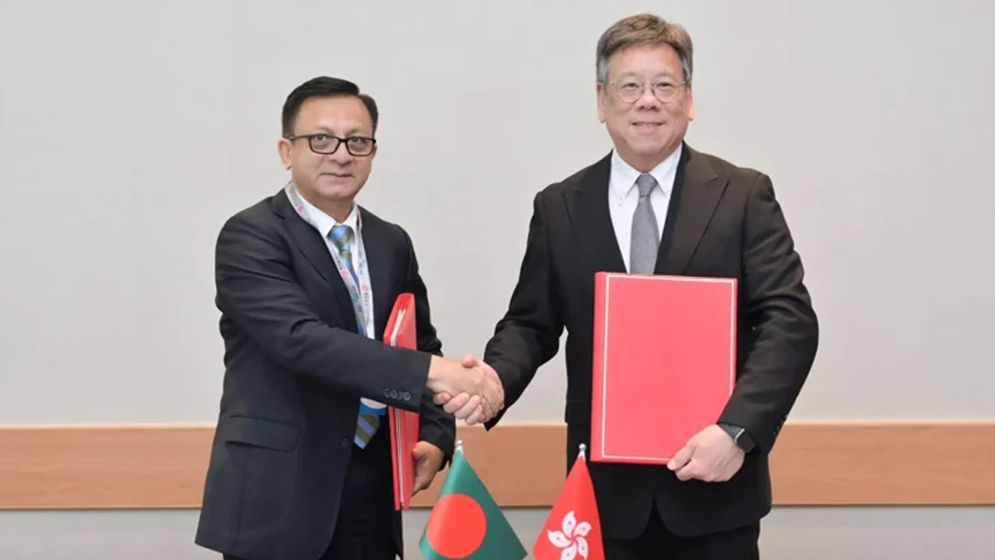 হংকংয়ের সাথে বিনিয়োগ সুরক্ষা চুক্তি স্বাক্ষর, বাড়বে বিনিয়োগের সম্ভাবনা