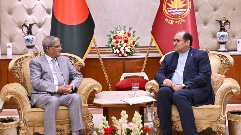 রাষ্ট্রপতির সাথে ইরানের রাষ্ট্রদূতের সাক্ষাৎ