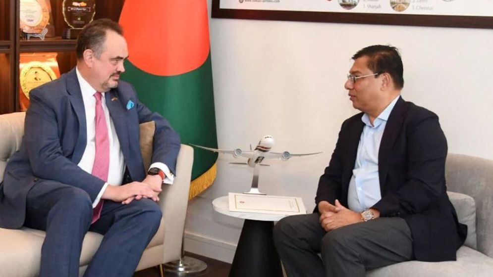 বিমান চলাচল খাতের সম্প্রসারণে বোয়িং ও মার্কিন প্রযুক্তি গুরুত্বপূর্ণ: মার্কিন রাষ্ট্রদূত