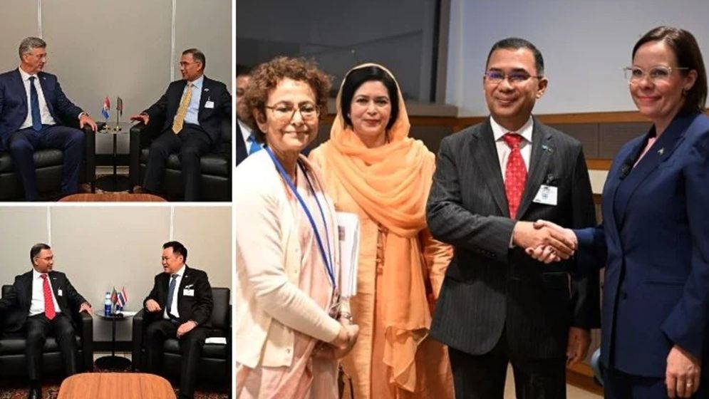 বিভিন্ন দেশের নেতাদের সাথে প্রধানমন্ত্রীর বৈঠক