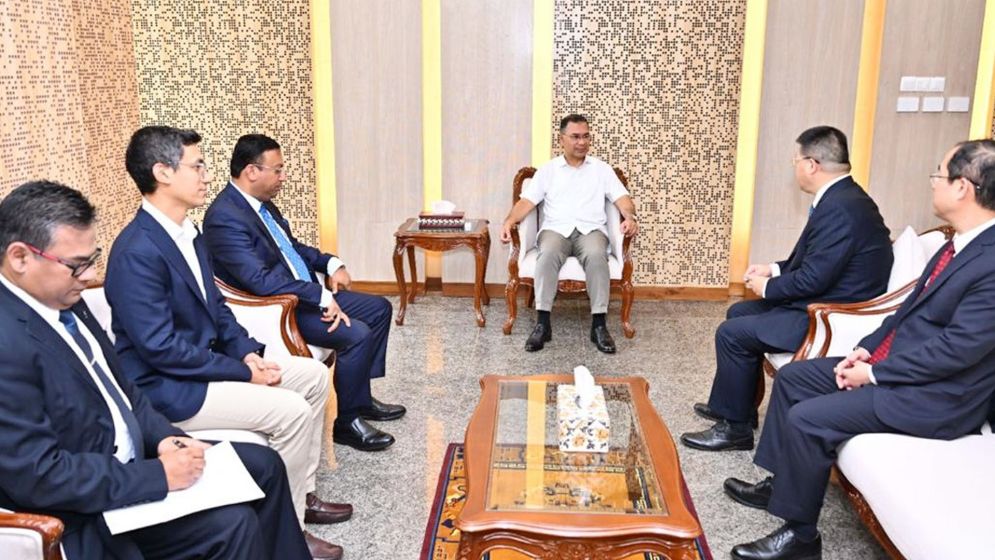 প্রধানমন্ত্রীর সাথে চীনা রাষ্ট্রদূতের বিদায়ী সাক্ষাৎ