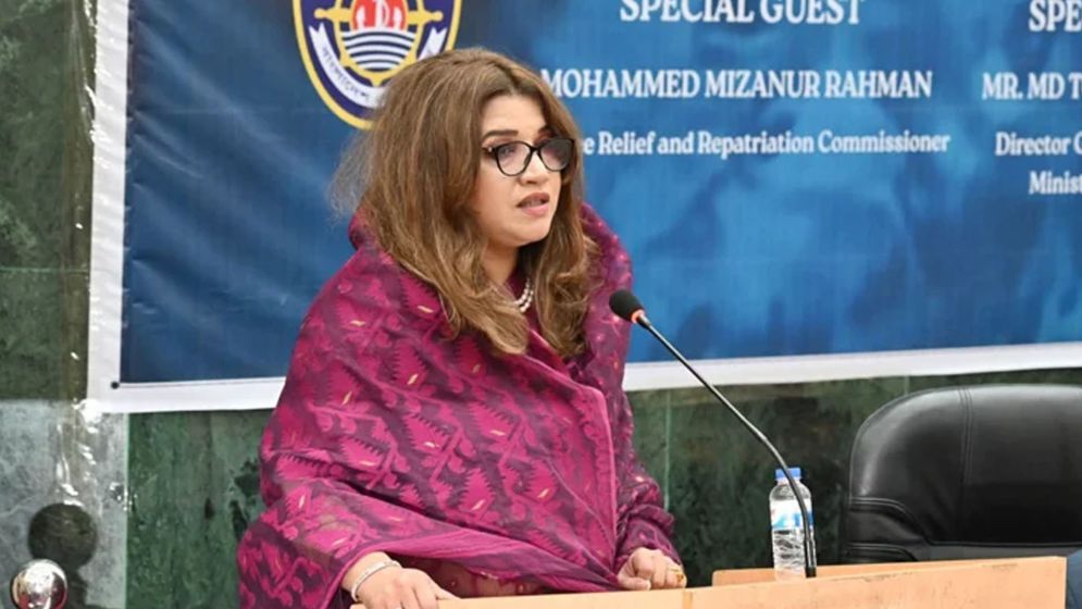 রোহিঙ্গা সংকট সমাধানে কার্যকর আন্তর্জাতিক সহায়তার আহ্বান শামা ওবায়েদের