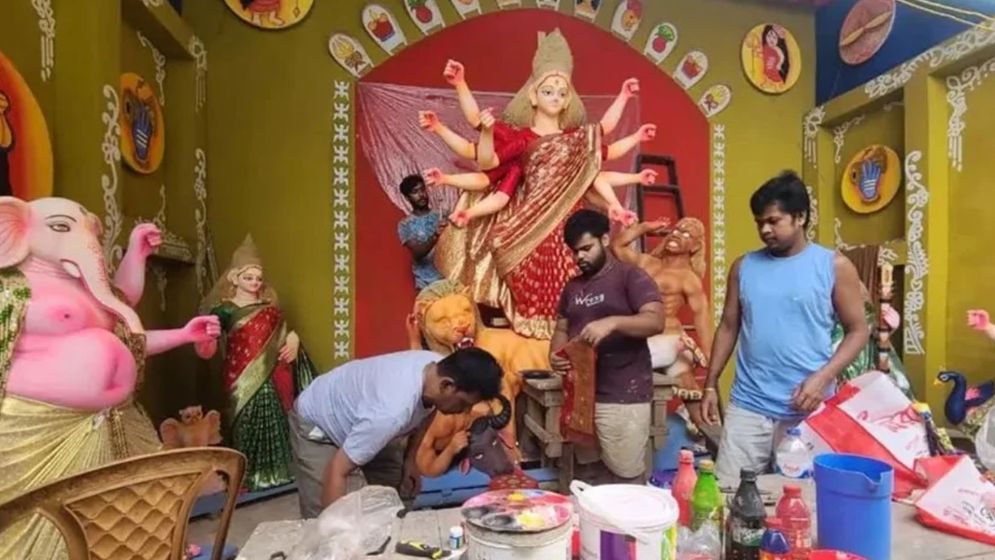 রংপুরে ৯৬৪ পূজামণ্ডপে দুর্গোৎসবের প্রস্তুতি, থাকবে চার স্তরের নিরাপত্তা