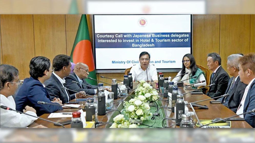 পর্যটন খাতে ১২০ কোটি ডলার বিনিয়োগের আগ্রহ জাপানি বিনিয়োগকারীদের